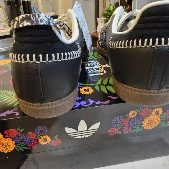 Adidas x Día de Los Muertos - Samba OG Black Men's Size 10 J13932 Sneaker NEW - Picture 13 of 15